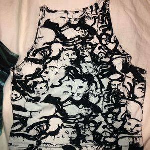 American apparel small crop top